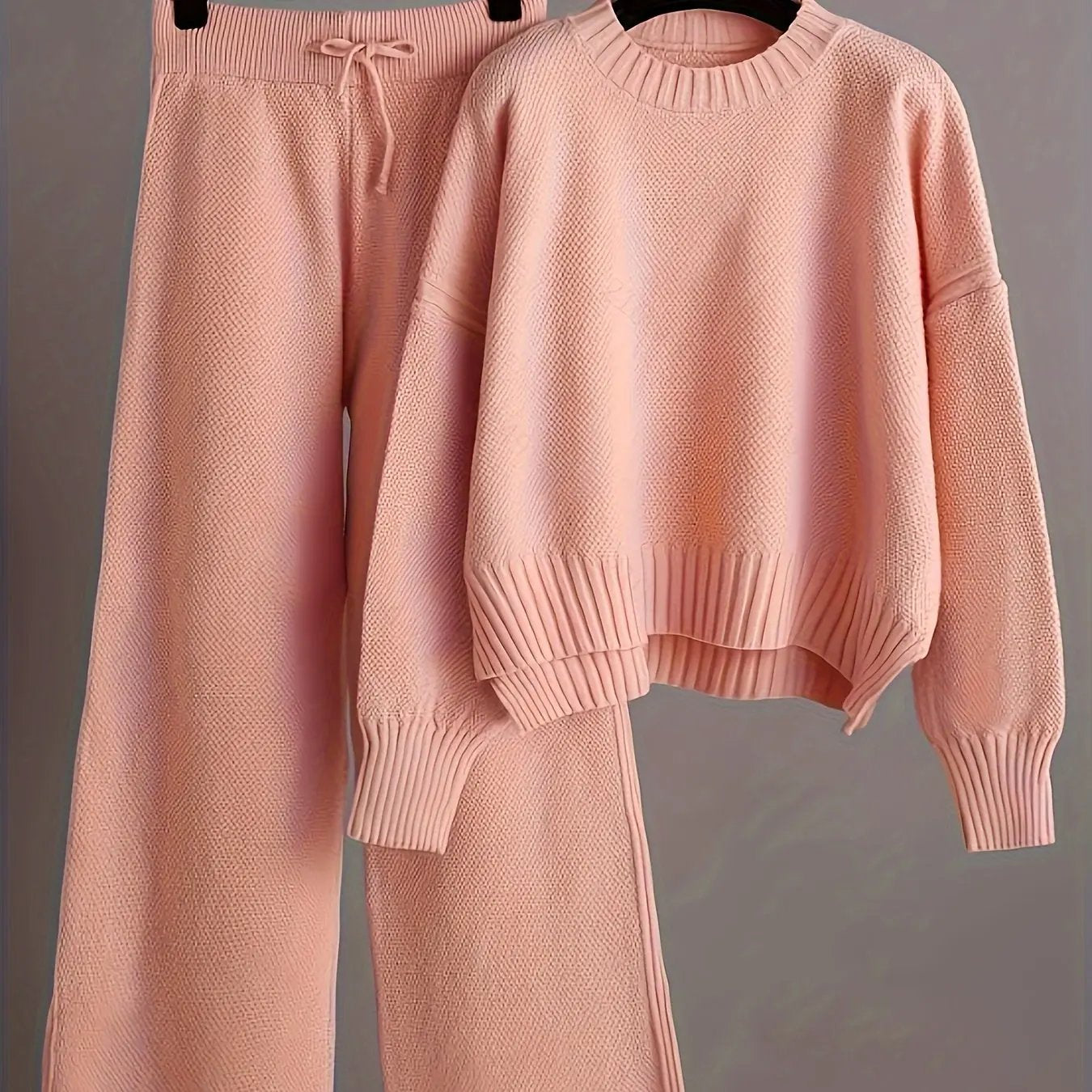 WOMEN’S KNIT SWEATER AND PANTS SET SOLELII