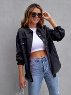 WOMEN’S BOHO OVERSIZED DENIM JACKET SOLELII