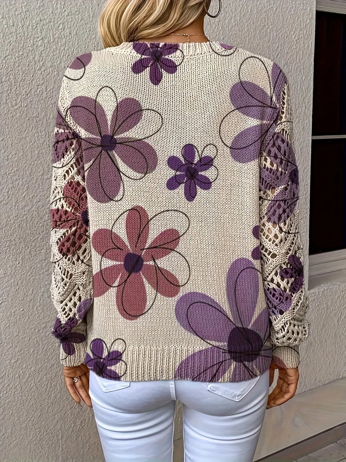 WOMEN’S ELEGANT V-NECK SWEATER ALL SEASON SOLELII