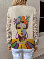WOMEN’S BOHEMIAN V-NECK PRINTED TOP SOLELII