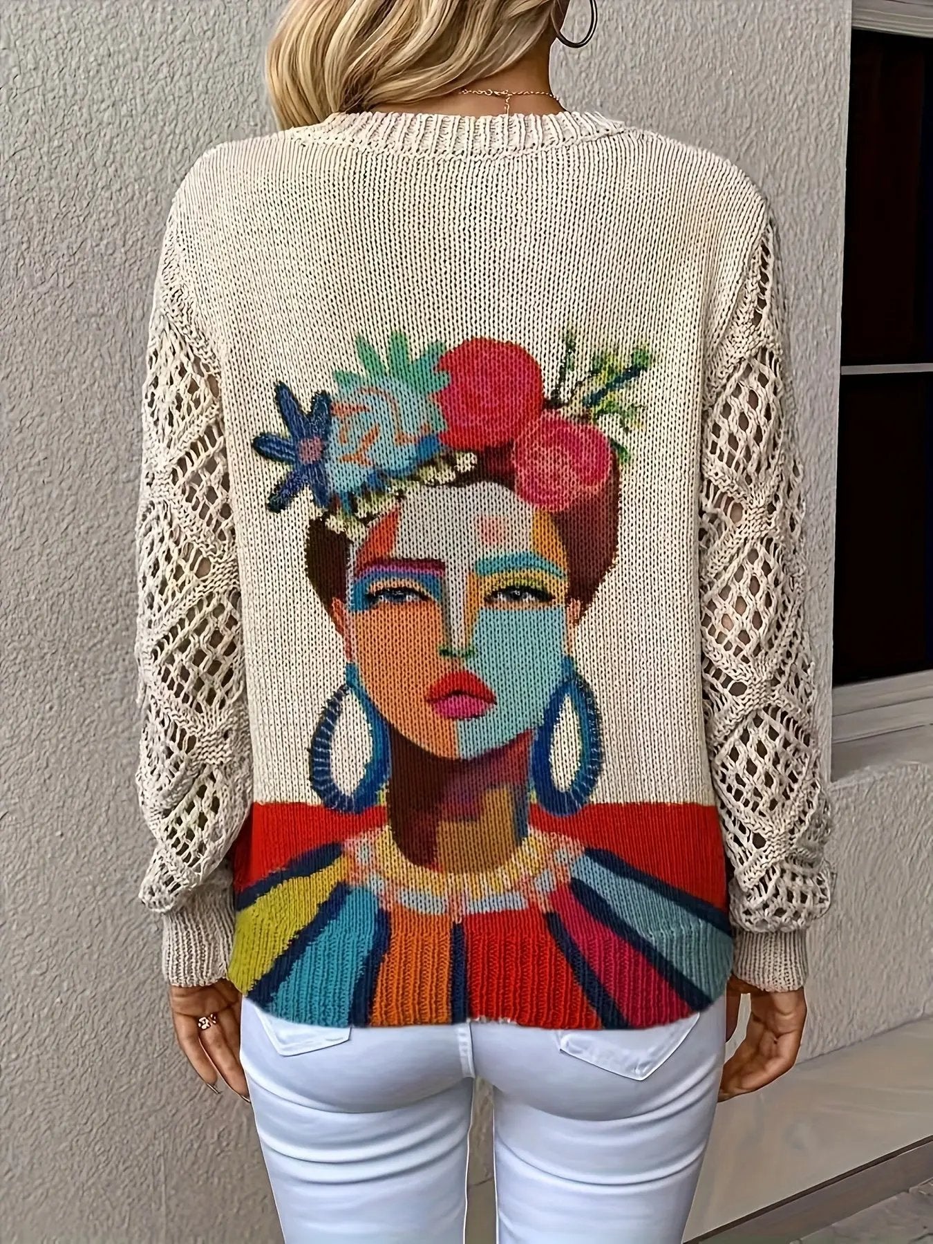 WOMEN’S BOHEMIAN V-NECK PRINTED TOP SOLELII