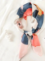 LUXURY PLAID SILK-LIKE SQUARE SCARF Test