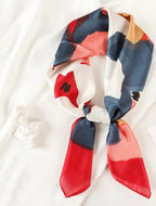 LUXURY PLAID SILK-LIKE SQUARE SCARF Test