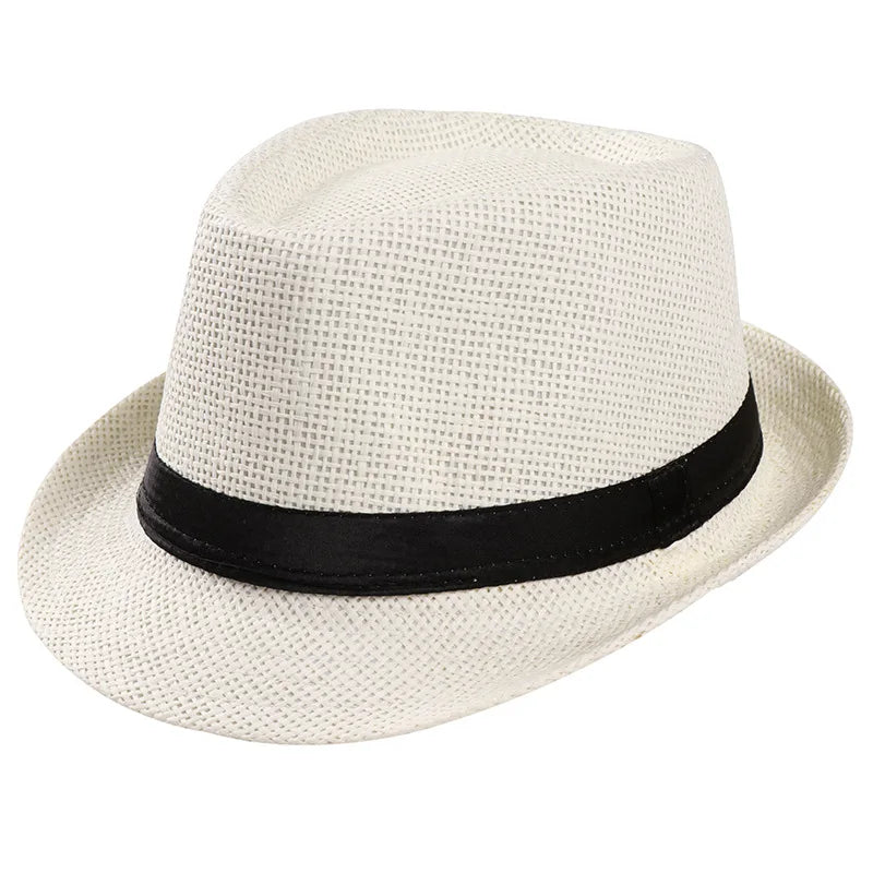 SUMMER FOLDABLE STRAW VISOR HAT