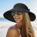SUMMER FOLDABLE STRAW VISOR HAT Test