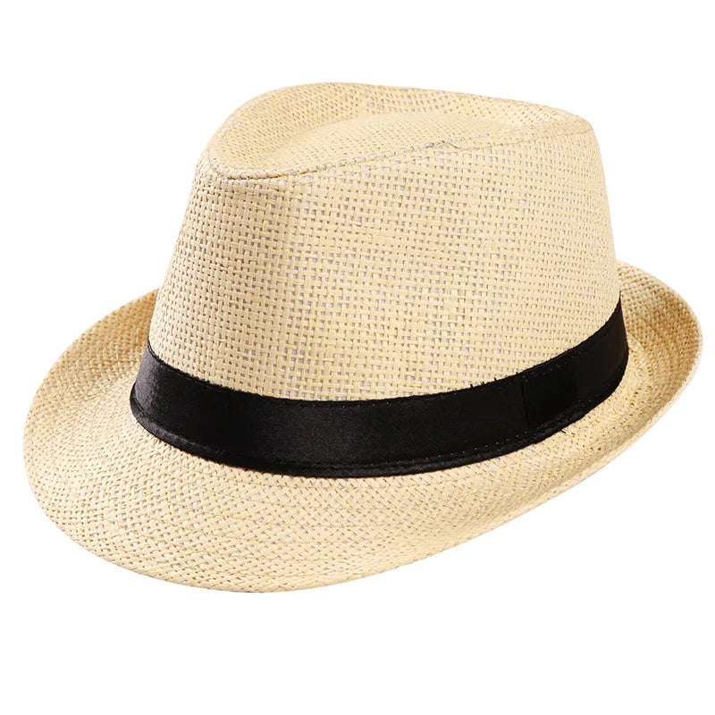 SUMMER FOLDABLE STRAW VISOR HAT