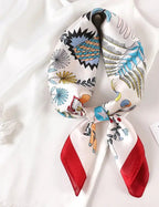 LUXURY PLAID SILK-LIKE SQUARE SCARF Test