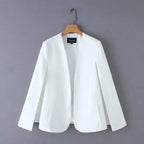 WOMEN’S V‑NECK CLOAK JACKET SOLELII