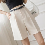 HIGH-WAISTED SHORTS WITH BELT SOLELII
