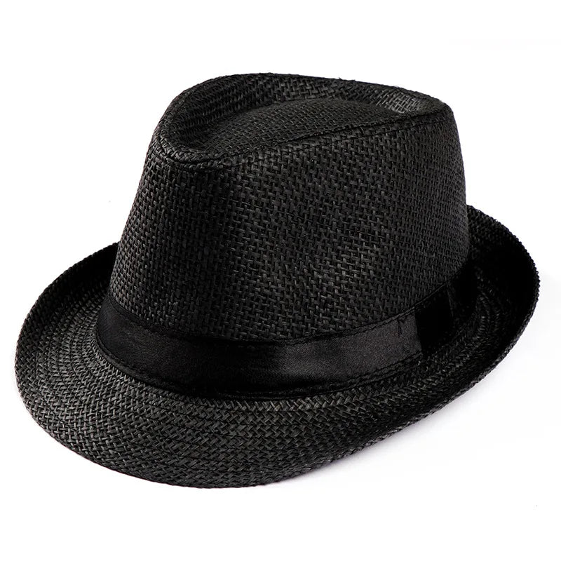 SUMMER FOLDABLE STRAW VISOR HAT