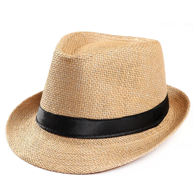 SUMMER FOLDABLE STRAW VISOR HAT