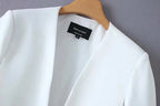 WOMEN’S V‑NECK CLOAK JACKET SOLELII