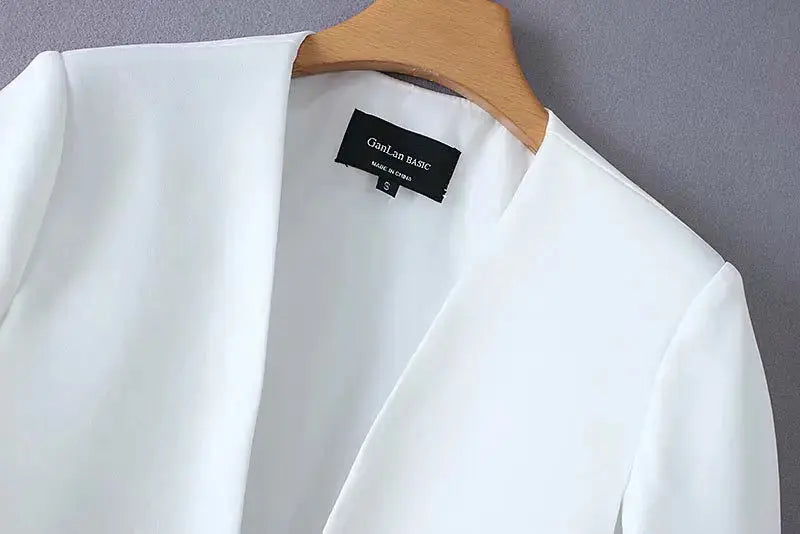 WOMEN’S V‑NECK CLOAK JACKET SOLELII