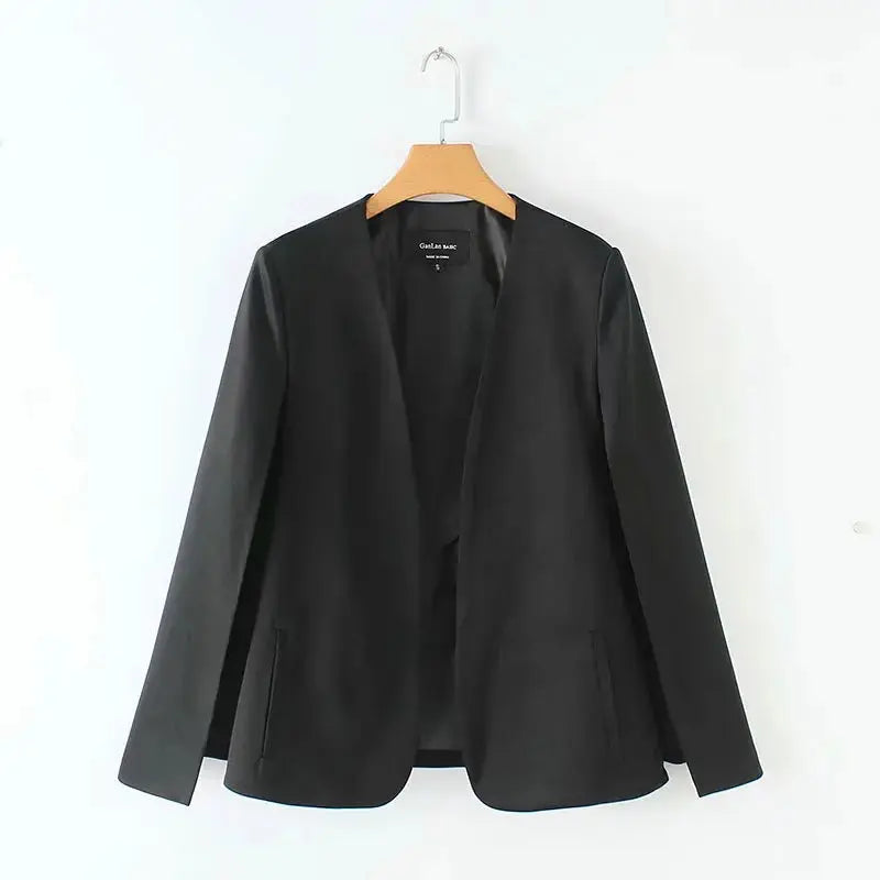 WOMEN’S V‑NECK CLOAK JACKET SOLELII