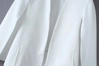 WOMEN’S V‑NECK CLOAK JACKET SOLELII