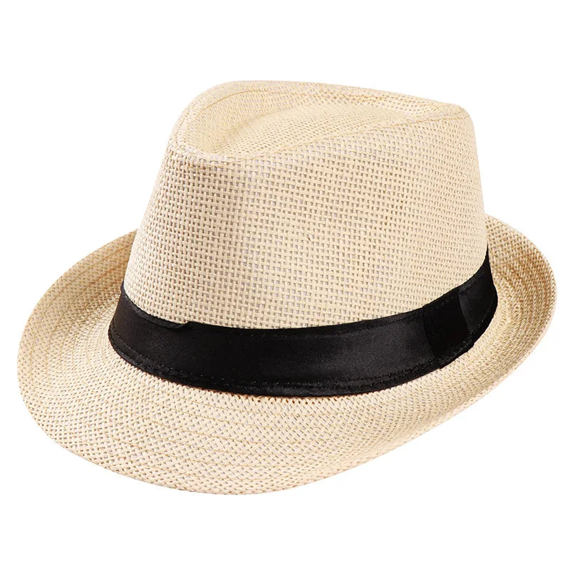 SUMMER FOLDABLE STRAW VISOR HAT