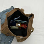 CLASSIC CANVAS ZIPPER TOTE BAG SOLELII