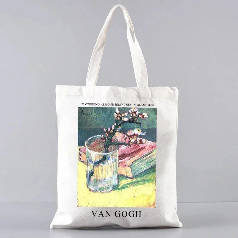 VAN GOGH ART PRINT CANVAS TOTE BAG