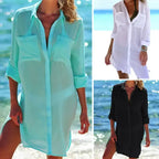 COTTON BEACH TUNICS SEXY DRESS SOLELII