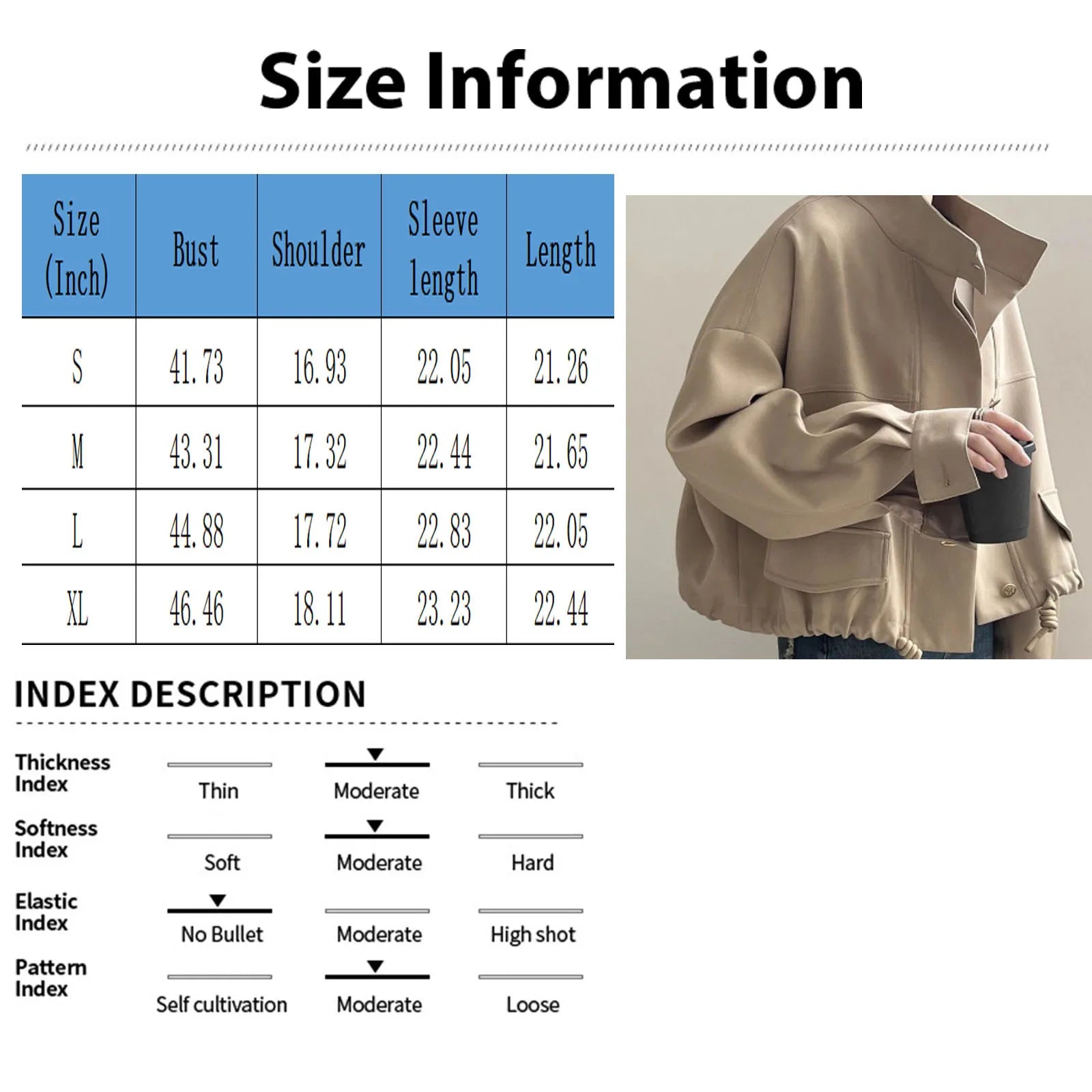 WOMEN'S SOLID COLOR CROPPED JACKET