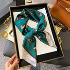 LUXURY CHAIN PRINT SILK-LIKE SCARF Test