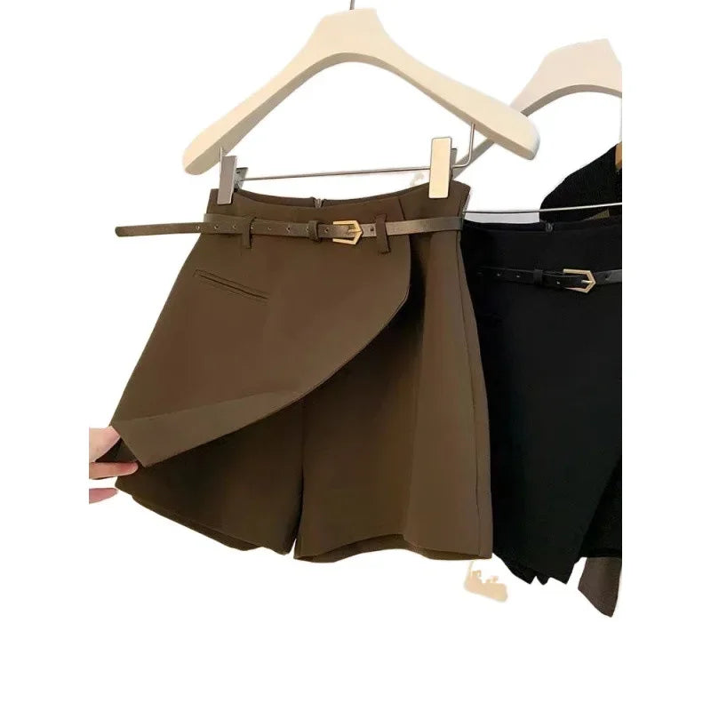 ASYMMETRISCHE ROK MET HOGE TAILLE