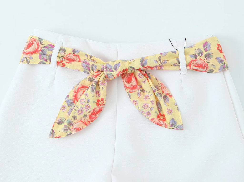 NEW HIGH-WAISTED OPEN-BACK TOP AND SHORTS