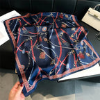 LUXURY CHAIN PRINT SILK-LIKE SCARF Test