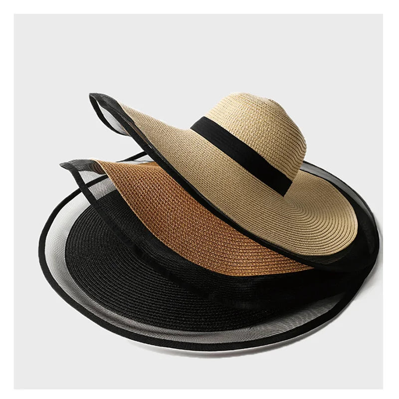 LADIES STRAW SUN HAT VINTAGE