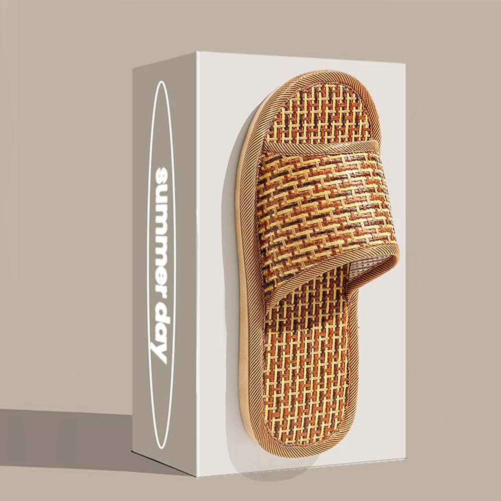 BAMBOO WOVEN SUMMER SLIPPERS