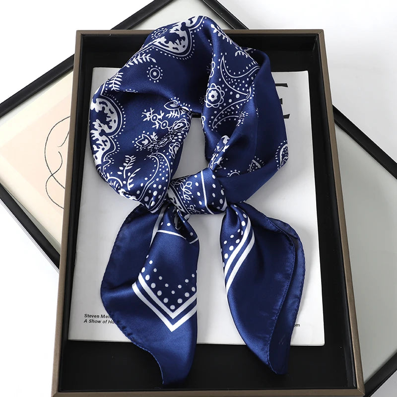 WOMEN'S SILK-LIKE SQUARE SCARF