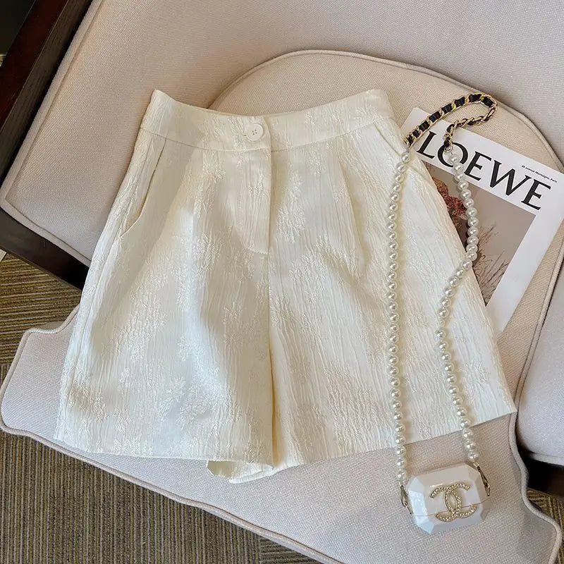 RETRO JACQUARD SUMMER SHORTS