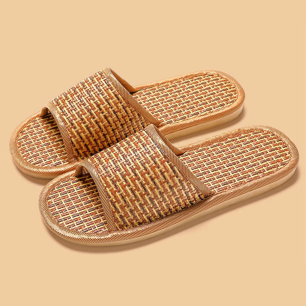 BAMBOO WOVEN SUMMER SLIPPERS