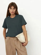SUMMER COTTON LOOSE WOMEN'S T-SHIRT SOLELII
