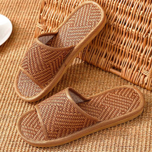 BAMBOO WOVEN SUMMER SLIPPERS