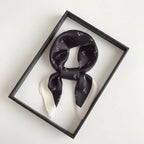 LUXURY PRINT SILK SQUARE SCARF Test