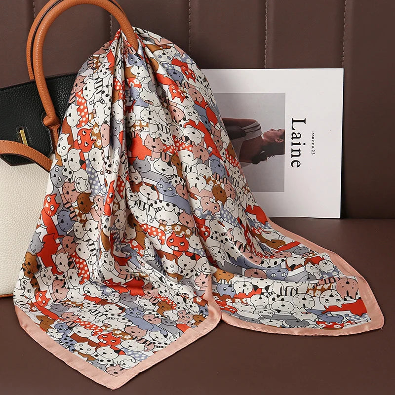 LUXURIOUS PRINTED WOMEN'S SCARF