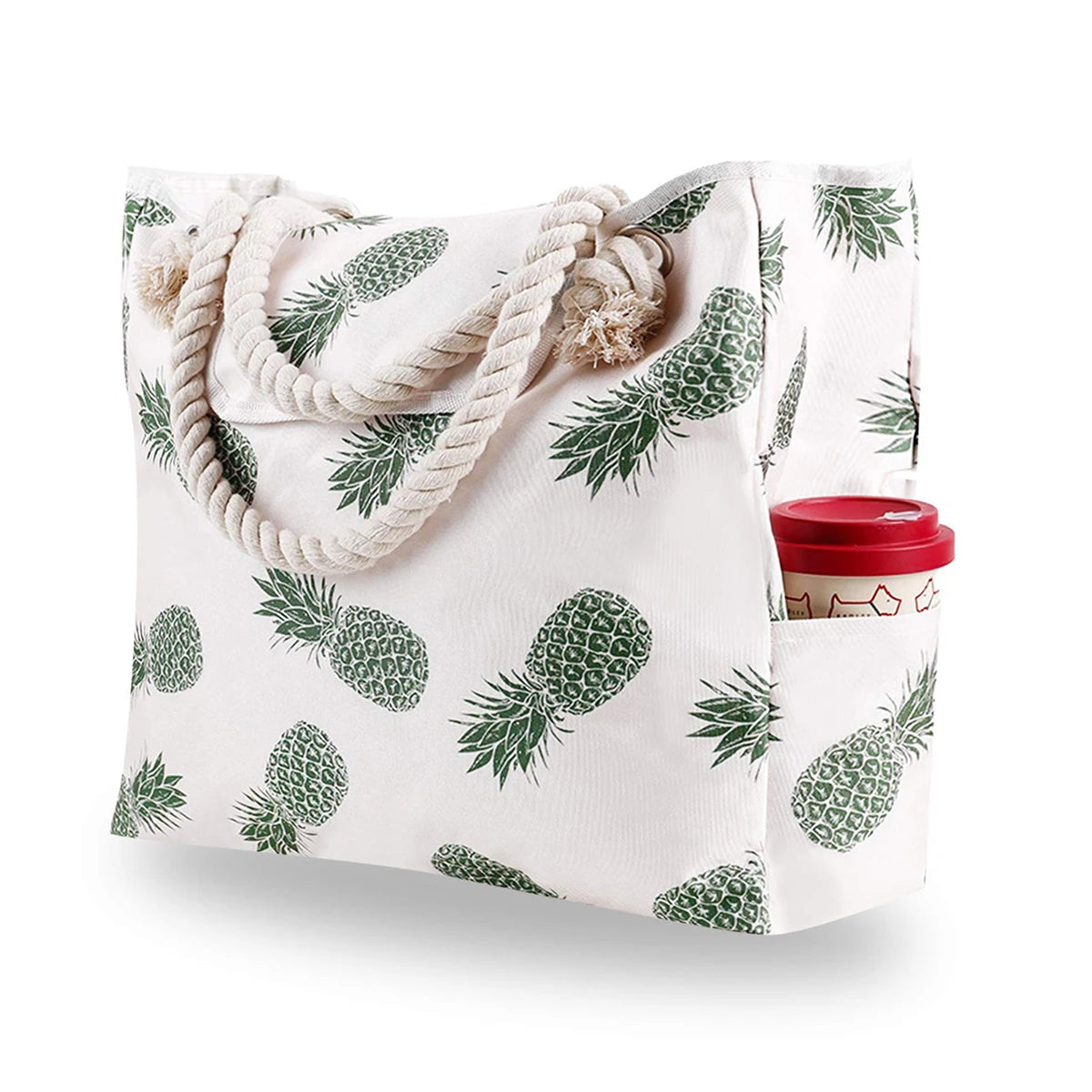 STRIPED BEACH BAG, FOLDABLE, LIGHTWEIGHT AND WATER RESISTANT