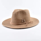 SUMMER STRAW HAT WITH LETTER Test