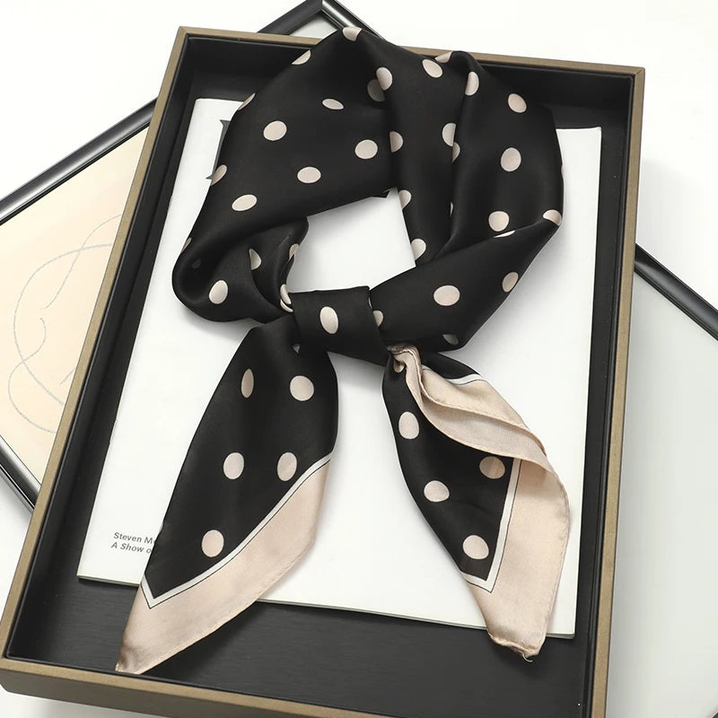 WOMEN'S SILK-LIKE SQUARE SCARF