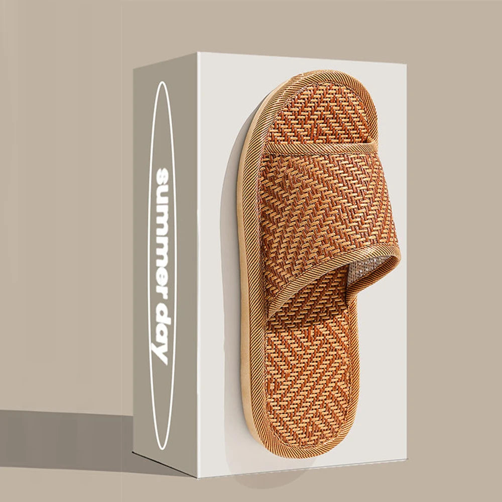 BAMBOO WOVEN SUMMER SLIPPERS