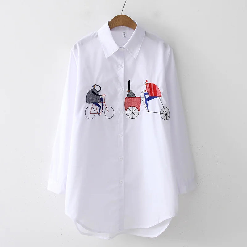 PARIS CASUAL WHITE BUTTON-DOWN SHIRT