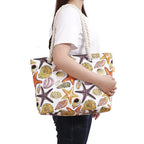 CANVAS BEACH BAG WITH PRINT SOLELII
