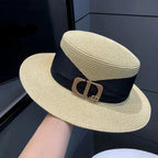 WOMEN’S SUMMER FLAT TOP STRAW HAT Test