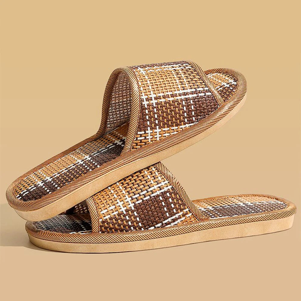 BAMBOO WOVEN SUMMER SLIPPERS