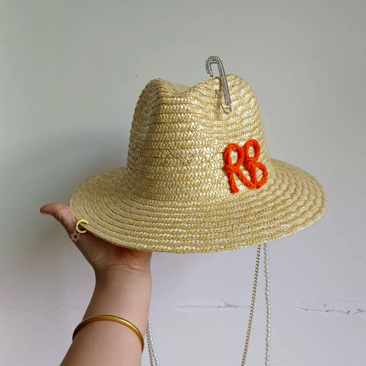 HEPBURN STYLE STRAW SUMMER HAT