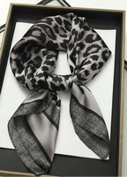 LUXURY PLAID SILK-LIKE SQUARE SCARF Test