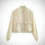 WOMEN'S CROPPED BOMBER JACKET SOLELII