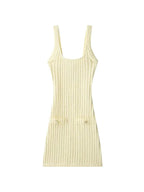 SLEEVELESS TWEED MINI DRESS SOLELII