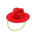 SUMMER STRAW HAT FLAT TOP Test